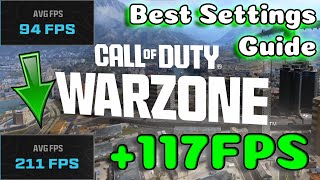 BEST Warzone MW3 MWZ PC Graphics Settings Guide Optimize MAX FPS and Visibility [upl. by Proudman]