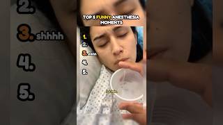 Top 5 Funniest Anesthesia Reactions part 34 🤣 shorts [upl. by Alan511]