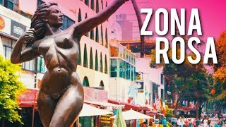 Mexico Citys Vibrant Nightlife amp Gay Spot  TOUR of Zona Rosa [upl. by Ocirderf]