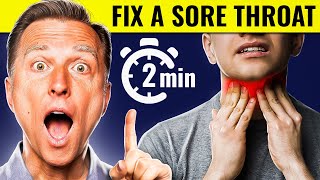 The 2Minute Sore Throat Solution [upl. by Eninaj]