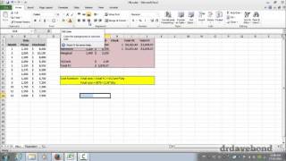 Calculating cost functions using Microsoft Excel [upl. by Phaidra196]