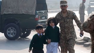 Pakistan school attack Taliban militants kill scores of children [upl. by Aisinut]