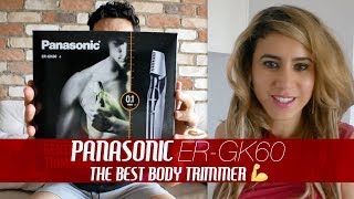 Panasonic ERGK60 Review  Best Body amp Intimates Trimmer for Men [upl. by Alyos296]