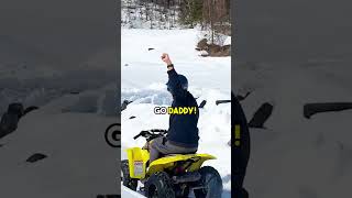 Daddys Snowmobile Ride [upl. by Adneram]