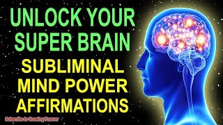 Program Your Mind Power For Extreme Intelligence Subliminal GENIUS Affirmations While You Sleep [upl. by Ranita]