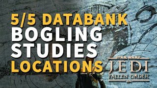 Bogling Studies Bogano All Databank Locations Star Wars Jedi Fallen Order [upl. by Tik]