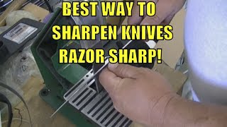 BEST WAY to Sharpen Any Knife RAZOR SHARP [upl. by Anileh697]