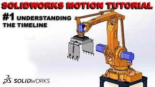 SOLIDWORKS Motion Tutorial Series 1  Understanding the Timeline [upl. by Naerol]