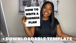 HOW TO WRITE A BUSINESS PLAN STEP BY STEP  TEMPLATE  9 Key Elements [upl. by Nortna]