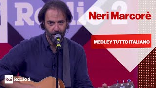 Neri Marcorè canta un medley delle sue canzoni italiane preferite a Radio2 Social Club [upl. by Croom]