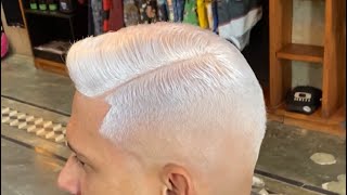 COMO FAZER UM PLATINADO NO CABELO MASCULINO [upl. by Lemrac]