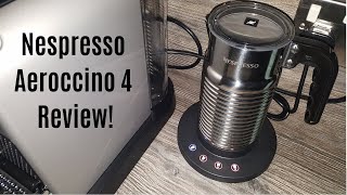 Nespresso Aeroccino 4 Milk Frother Review  Worth upgrading from the Aeroccino 3 [upl. by Weisburgh]