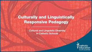 Culturally and Linguistically Responsive Pedagogy [upl. by Yanahc]