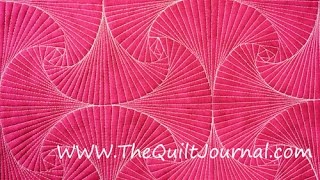 Twisted Square Free Motion Quilting Ruler Work Tutorial Video [upl. by Hak]