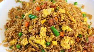 BETTER THAN TAKEOUT AND EASY  Egg Fried Rice Recipe [upl. by Latsirhc]