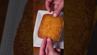 Making a grilled cheese sandwich using ONLY cheese no bread [upl. by Ydneh]