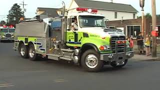 Breslau Hose Company 5 Hanover Townshippa Fire Department Firemans Parade [upl. by Arhez]