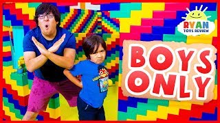 Giant Lego Box Fort No Girls Allow [upl. by Mosi]