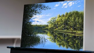 Painting a Realistic Landscape  Paint with Ryan [upl. by Asnarepse]