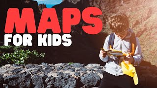 Maps for Kids  Learn how to read a map and other skills in this fun introduction to maps [upl. by Winfred641]