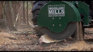 Woodland Mills WG24 PTO Stump Grinder [upl. by Noevart]