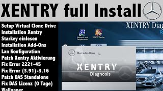 XENTRY Komplett Installation  Full Install  Guide [upl. by Marasco]