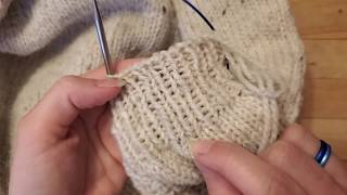 Tutoriel Tricot  Rabattage Tubulaire Tubular Bind Off [upl. by Salesin267]