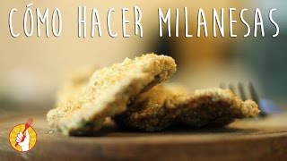 Cómo Hacer Milanesas de Carne Caseras  Receta Fácil  Tenedor Libre [upl. by Krisha]