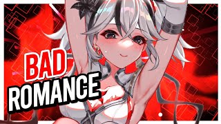 Nightcore  Bad Romance  Rock version  Lyrics [upl. by Usanis901]