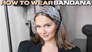 3 TRENDY WAYS TO WEAR A BANDANA  2020 [upl. by Cornwall]