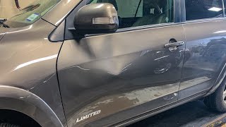 EXTREMELY LARGE DENT REPAIR 👨‍🔧 Without painting🚫 [upl. by Nerrad]