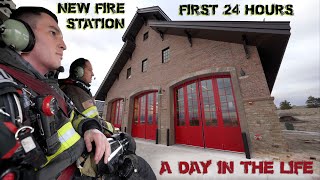 First 24 Hours in a New Fire Station  A Day in the Life [upl. by Nwadrebma524]