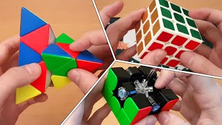 GAN Pyraminx  GAN 11 M Pro  Special Holiday Cube Unboxing  SpeedCubeShopcom [upl. by Ahs]