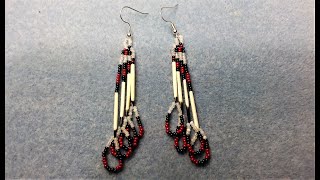 How To Make Porcupine Quill Earrings [upl. by Ahsiket487]