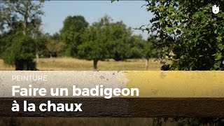 Badigeon à la chaux  Bricolage [upl. by Ahsyat979]