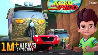 Super Speedo Vs Super Auto  Kicko And Super Speedo  हिंदी कार्टून  ActionPacked Cartoon For Kids [upl. by Enilauqcaj]