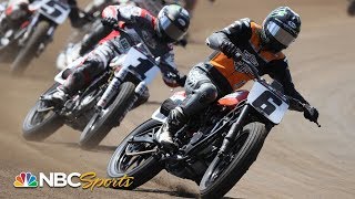 American Flat Track 2019 Yamaha Atlanta Short Track  EXTENDED HIGHLIGHTS  Motorsports on NBC [upl. by Enenaj950]