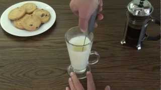 Aerolatte  The Original Steam Free Milk Frother [upl. by Analeh]