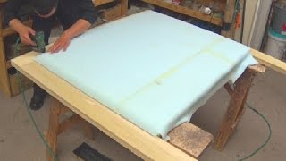 DIY HOW TO UPHOLSTER A HEADBOARD  ALO Upholstery [upl. by Matejka]