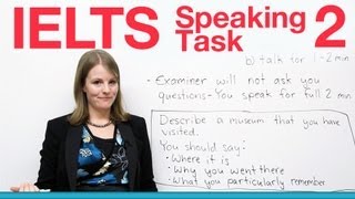 IELTS Speaking Task 2 How to succeed [upl. by Eatnhoj]