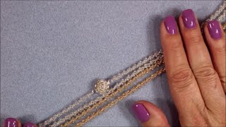 Create a Beaded Chain  Easy Tutorial [upl. by Misak]