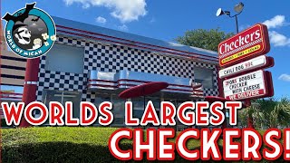 Worlds Largest Checkers  International Drive  Orlando FL  Inside and Outside Tour [upl. by Yelhs]