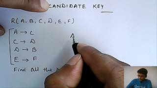 Finding Candidate Key  Database Management System [upl. by Ybrek311]