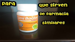 para que sirven los simi bacilos forte de farmacia similares [upl. by Annamaria]