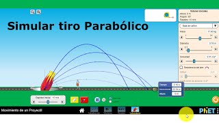 Simulador de tiro parabólico  PhET [upl. by Calli]