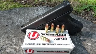 9mm P Underwood Gold Dot 124 gr Ammo Gel Test [upl. by Shimkus]