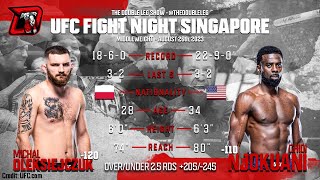 Michael Oleksiejczuk vs Chidi Njokuani UFC Singapore Fight Breakdown [upl. by Orazio507]