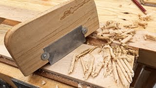 Making a Card Scraper Holder  Woodworking [upl. by Rosmarin]