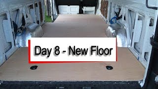 Mercedes Sprinter Camper Van  New Floor [upl. by Nue548]