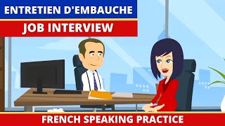 Entretien dEmbauche Francais  Job Interview Dialogue in French [upl. by Keene]